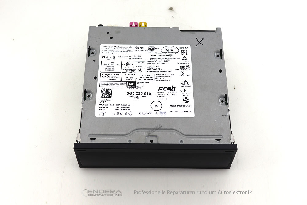 Discover Media MIB Tonausfall Reparatur VW Tiguan AD1